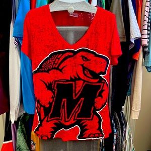 MARYLAND TERRAPINS FIRE FULL ART VNECK CRUISER 🐢